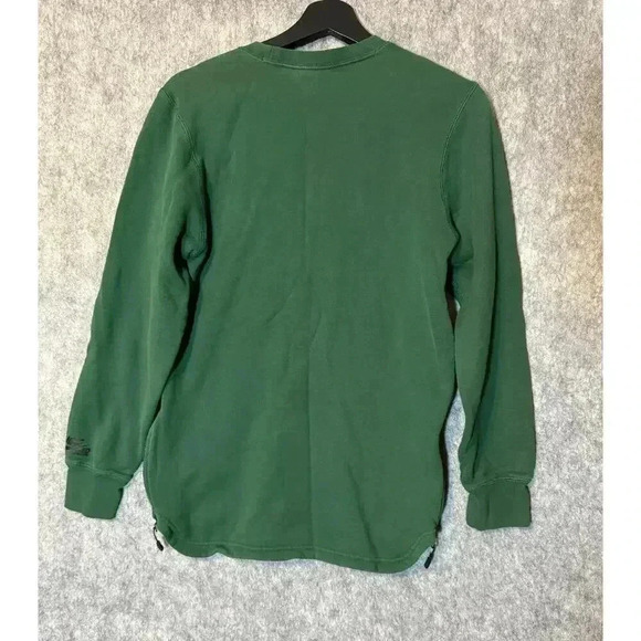 Nike Air Pivot V3 Green Side Zip Basketball Crewneck Sweatshirt Small - Picture 4 of 7